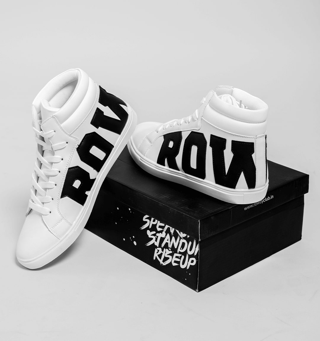 Rowdy Girl S High Rise Sneakers The Rowdy Club You Re The Fuckin Future